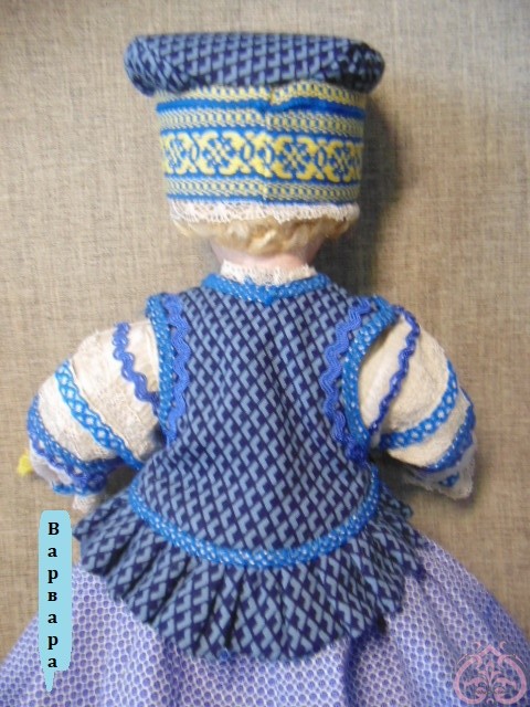 Новгородский костюм для куклы