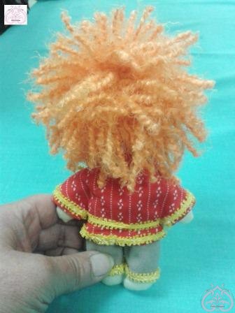 Текстильная грушка для кукол