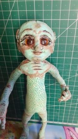 Кикимора кукла своими руками  роспись лица куклы