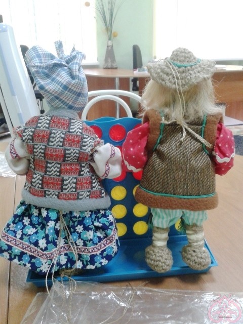 Одежда кукол бабя Яги и Домового