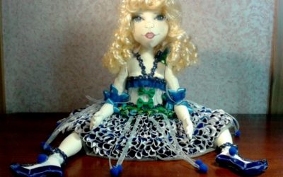 Шарнирная кукла Георгина. Шьем текстильную куклу.