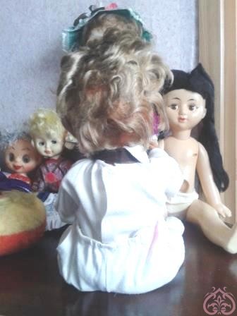 Лохматая прическа куклы