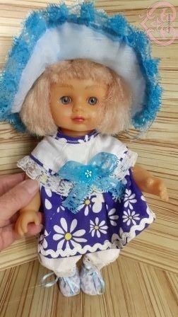 Кокетка-отделка для платья куклы