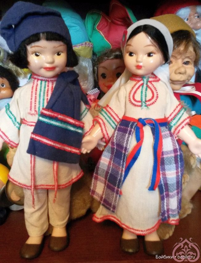 молдавия куклы Ион и Ляна парные. 28 см.