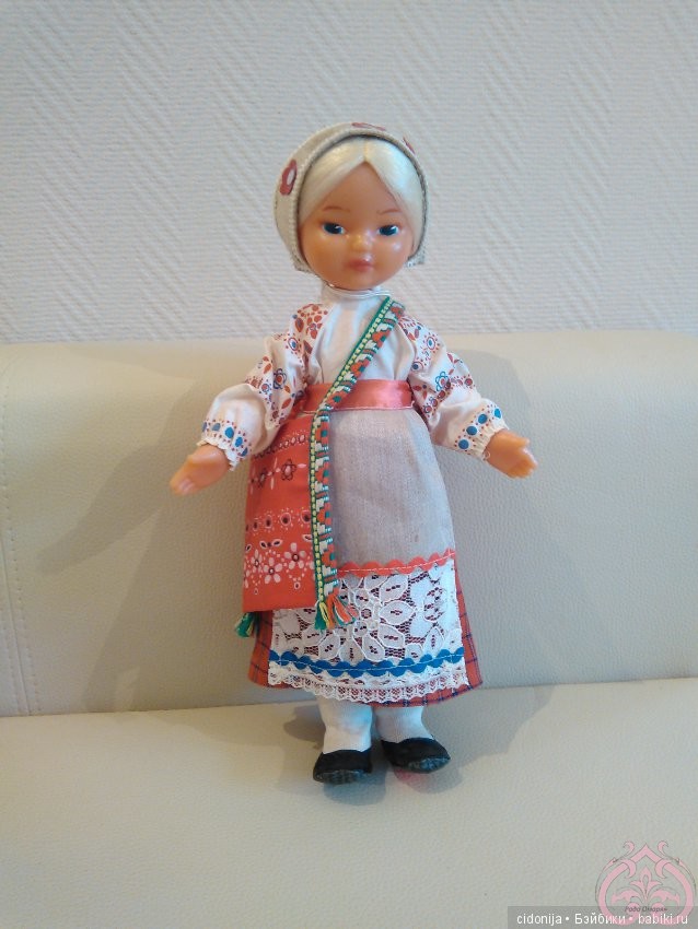 Винтажная кукла Маричка
