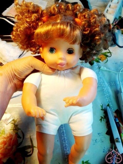 Обновленная прическа кукле