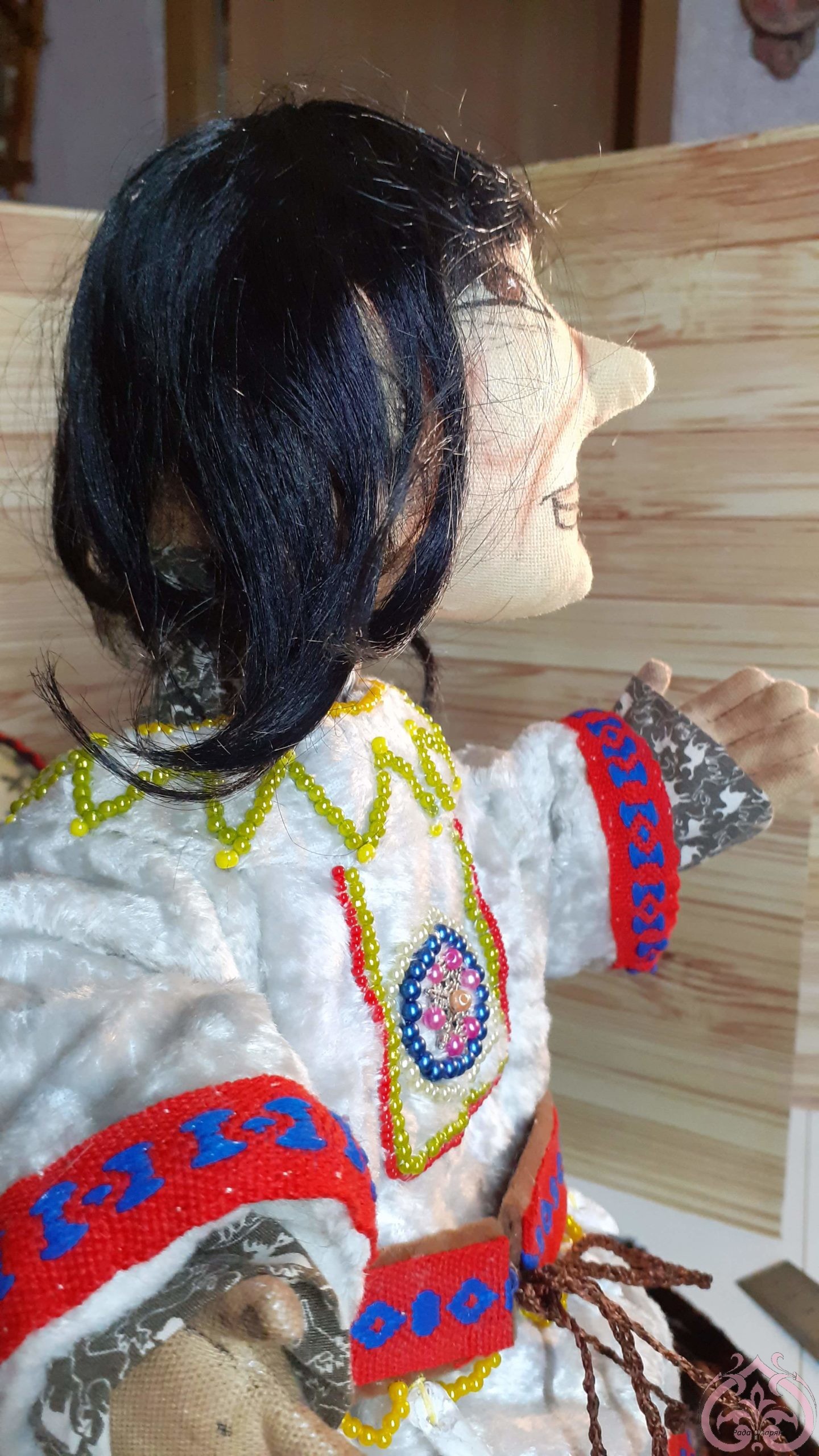 Авторские текстильные куклы  трессы-волосы для куклы