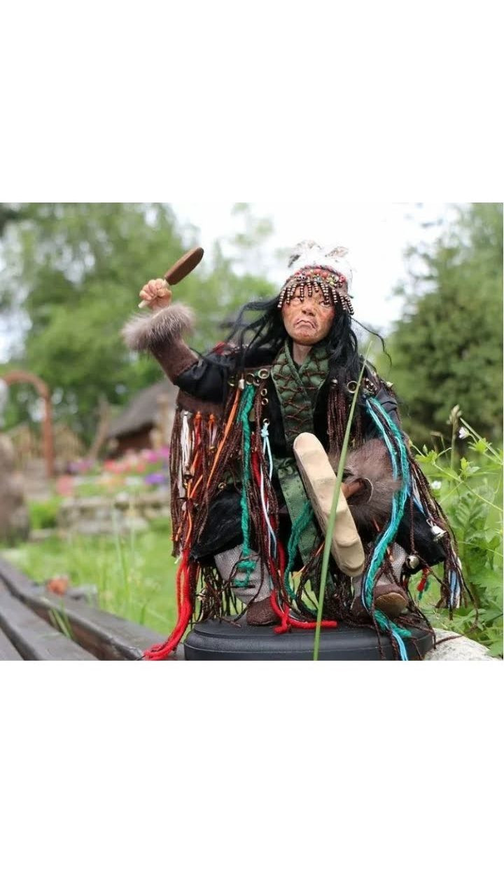 мастера авторской текстильной куклы Кукла шаман