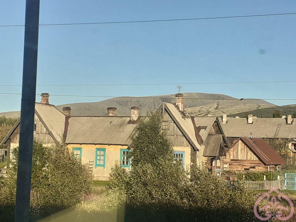 Пейзаж из окна поезда